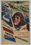 853591 Affiche betreffende de bevrijding van Nederlands Indië.